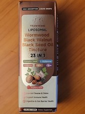 Black Walnut Wormwood Tincture   Gut Health Support 2 Fl Oz Pack of 1 