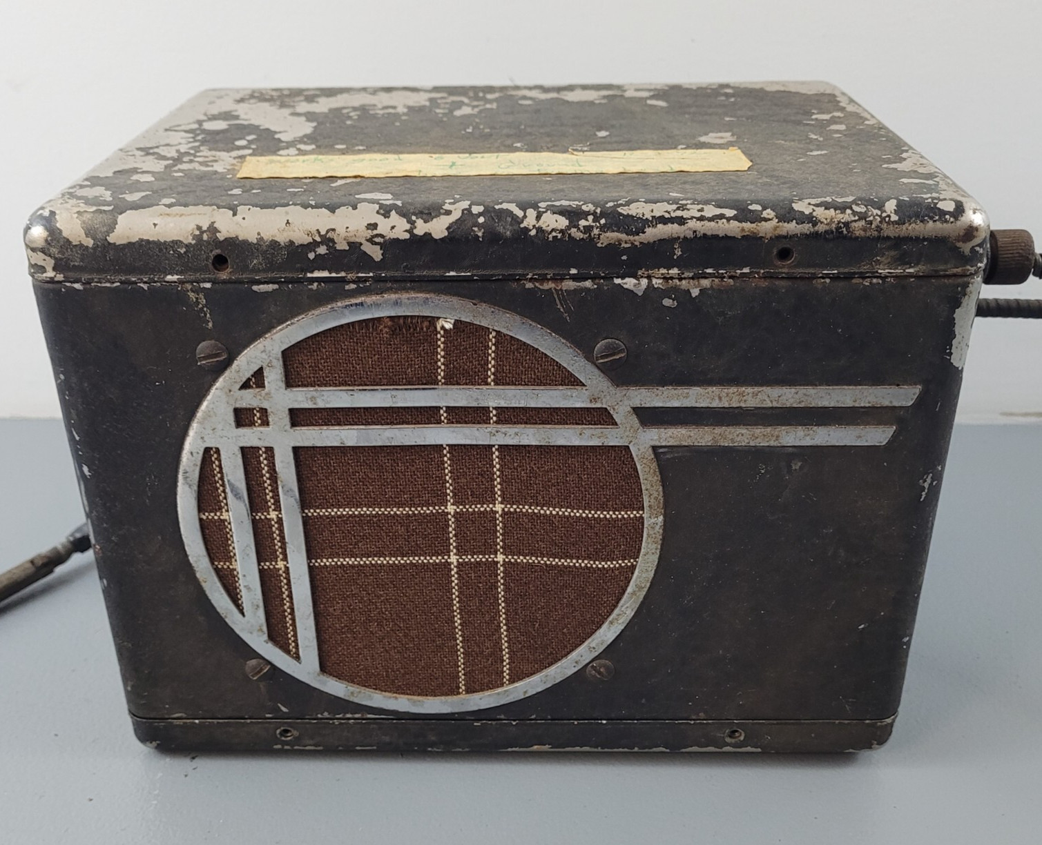 Vintage Stewart Warner Radio Auto Car Truck 1930s 40s 50s Accessory Rare!