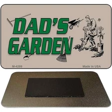 Dads Garden Novelty Metal Magnet Fridge Refrigerator Home Kitchen Decoration