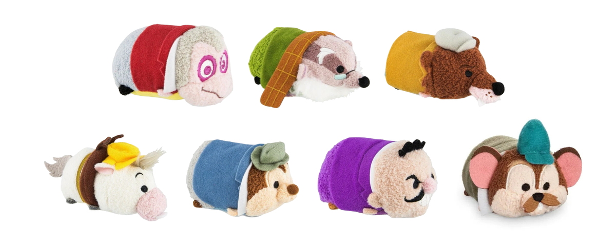 New Disney Parks Mr Toad's Wild Ride Complete Set of 7 Tsum Tsum