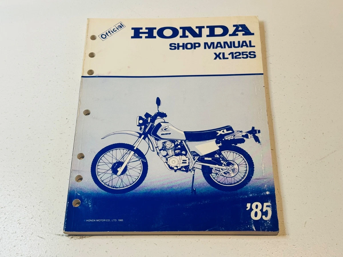 HONDA XL125S サービスマニュアル Preços baixos em Reparo de Motocicleta XL125S Manuais e FOLHETOS