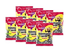 8 &times; Malaco Djungelvr&aring;l 90g (3.17 oz) &ndash; Original Swedish Extra Salty Salmiak Lico