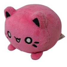 Aurora Tasty Peach Meowchi Cat Series 2 Mini Plush Vivid Pink Stuffed Animal 4"