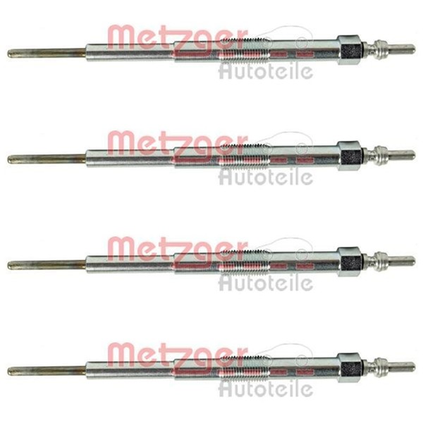 4X Metzger GlÜHkerzen H1 478 Passend FüR 4-ZYLINDER-image