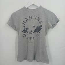 Disney The Lion King "Hakuna Matata" Graphic Tee Gray Heather Size small