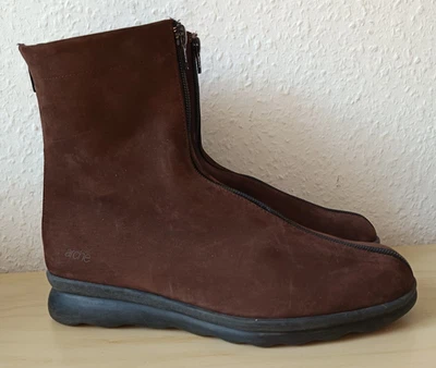 Bottes En Cuir NATURELLE Arche Taille 38 EU 5 M NEUVES Marron GÖRTZ - Photo 1/4