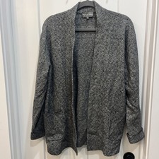 Michael Stars Women's Open Long Length Cardigan Size Small Front Pockets