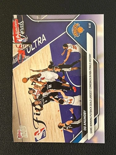 OG Anunoby 2026 Topps Now Game-Winning Putback Knicks 336 QTY  video thumbnail
