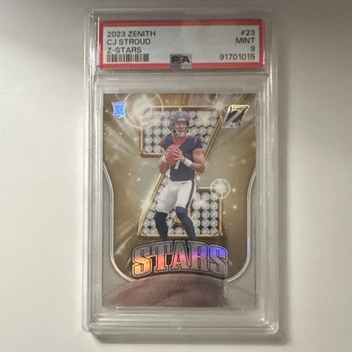 Panini 2023 Zenith Z-Stars C.J. Stroud Rookie Insert #23 PSA 9 Houston Texans