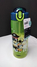 NEW Zak Designs 25oz Bluey Halloween Green Kids Straw Water Drink Bottle