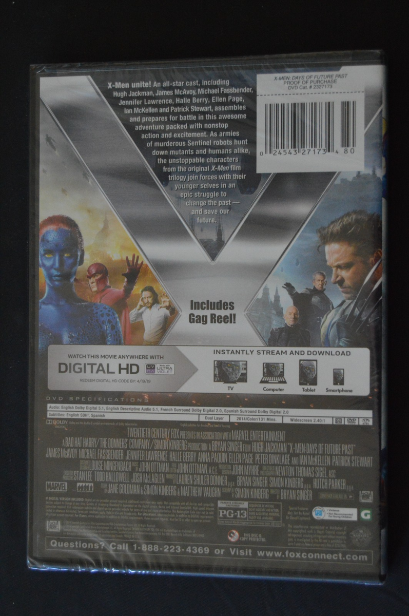 X-Men: Days of Future Past (DVD, 2016) for sale online | eBay