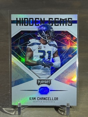 2018 Panini Playoff Kam Chancellor Hidden Gems #13 Seattle Seahawks