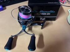 Daiwa Emeraldas X LT2500-DH Spinning Reel Black/Turquoise, Excellent Condition