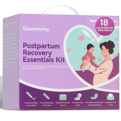 Postpartum Recovery Essentials Kit Peri Bottle, Cooling Spray, Underwear  More
