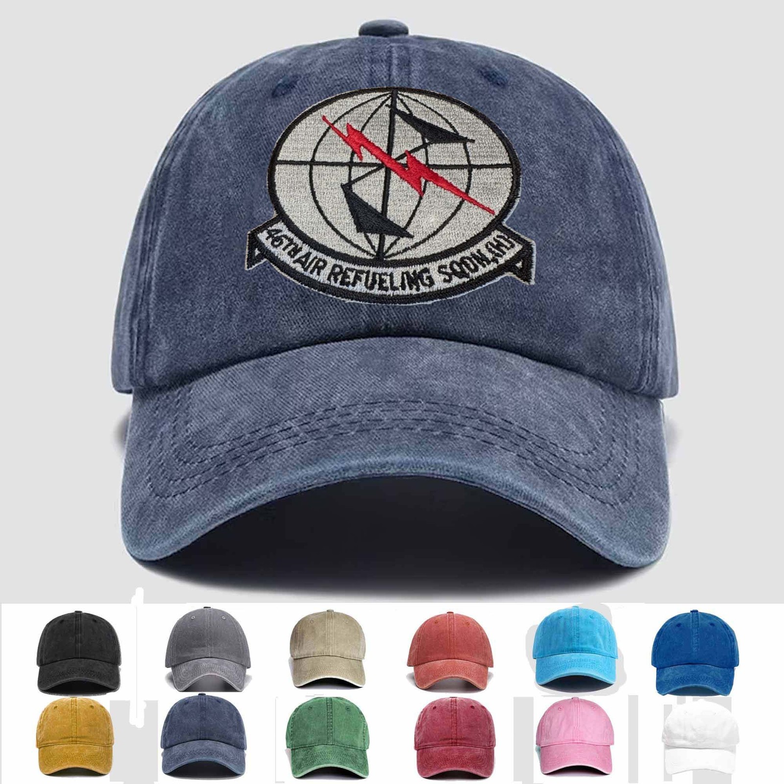 46th Air Refueling Squadron Custom Embroidered Trucker Hat - Personalized Gift