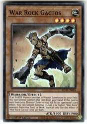 War Rock Gactos (BLVO-EN094) Super Rare 1st Edition YuGiOh Blazing Vortex