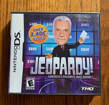 THQ Jeopardy! Nintendo DS Game E (Everyone) NTSC-U/C Manual Included