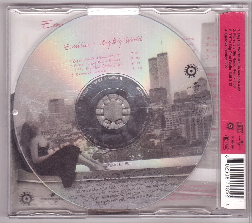 Emilia - Big Big World (Maxi-CD 1998) - Bild 2 von 2