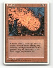 mtg fireball cards Prices | Magic 4th Edition English Print fireball mtg card Fireball Price