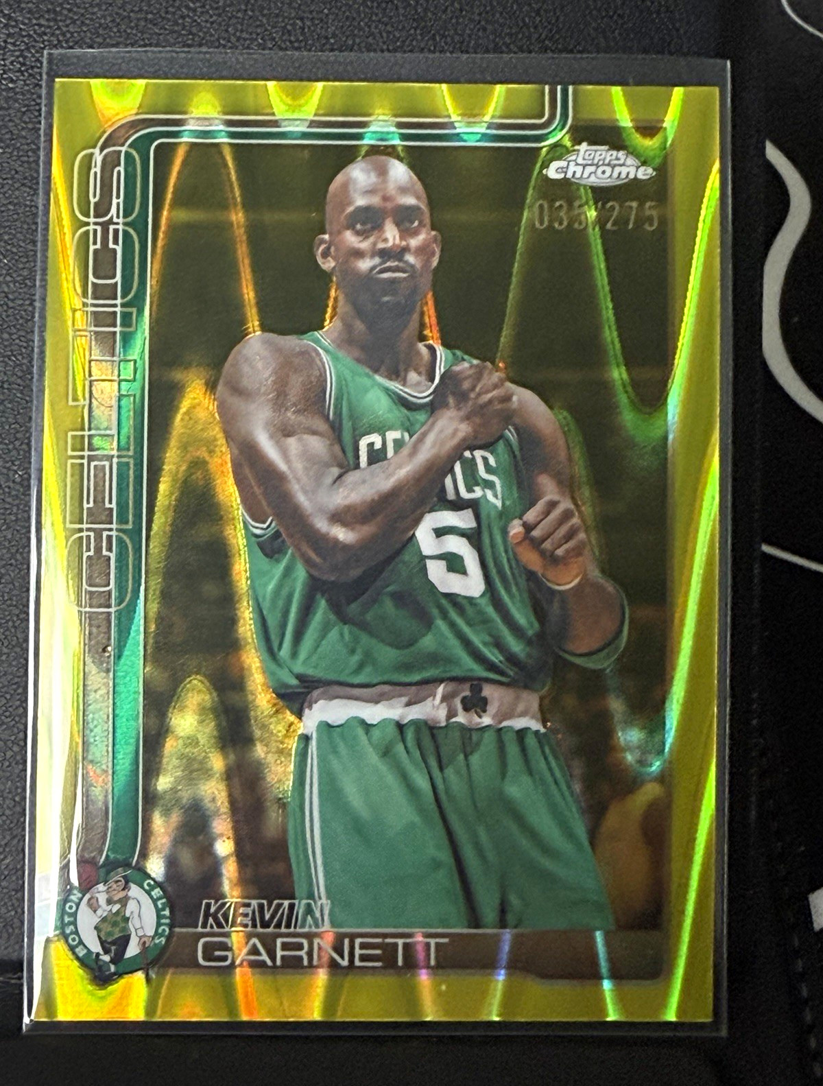 Kevin Garnett 2026 Topps Chrome #147 Boston Celtics Parallel 033/275