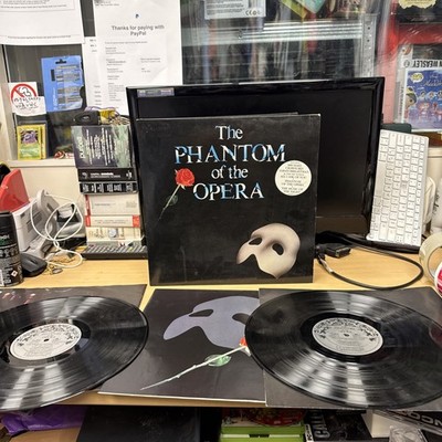 The Phantom of the Opera Vinyl LP Andrew Lloyd Webber 1987 PODV9 Excellent