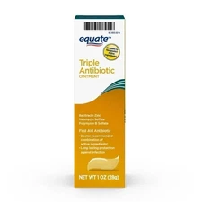 Equate Triple Antibiotic First Aid Ointment, Infection Protection, 1 oz