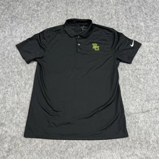 Baylor Bears Shirt Mens Medium NCAA Basketball Nike Dri Fit Polo Lightweight