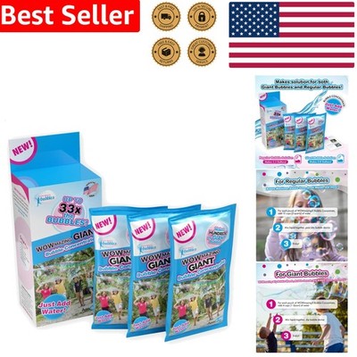 Bubble Refill Concentrate Solution 3 Pack | Giant Bubbles USA Made Kids Fun O...