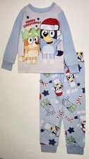 NEW Bluey Pajamas Christmas Bingo 3T Toddler Boy set PJs sleep set