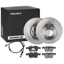 RIDEX Bremsenset Vorne Bremsscheiben Beläge für BMW 1 Schrägheck (F20)