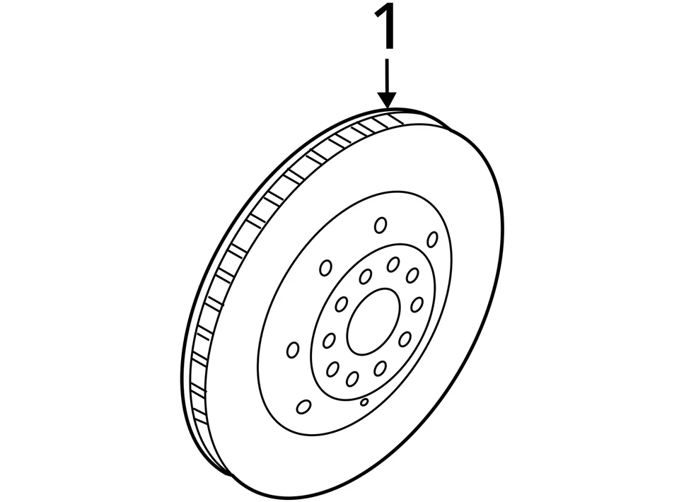 Juego de 4 rotores de disco de freno delanteros y traseros Audi R8 V10 4S 2017 - 2023 OEM Foto 4 de 4