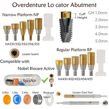 US Locator Attachment Abutment for Nobel Active Biocare Conical Connection NP/RP