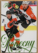 Travis Konecny 2025-26 Flair Forecheck Green Parallel #/349  