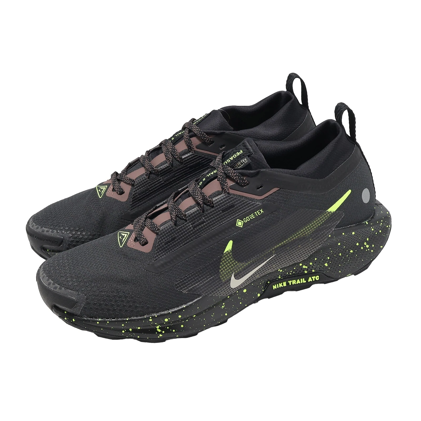 Nike Pegasus Trail 5 GTX Gore-Tex Black Volt Ice Men Trail Running FQ0908-014