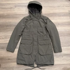 Helly Hansen Boyne Parka Coat Jacket Hooded Helly Tech Primaloft Green Women’s S