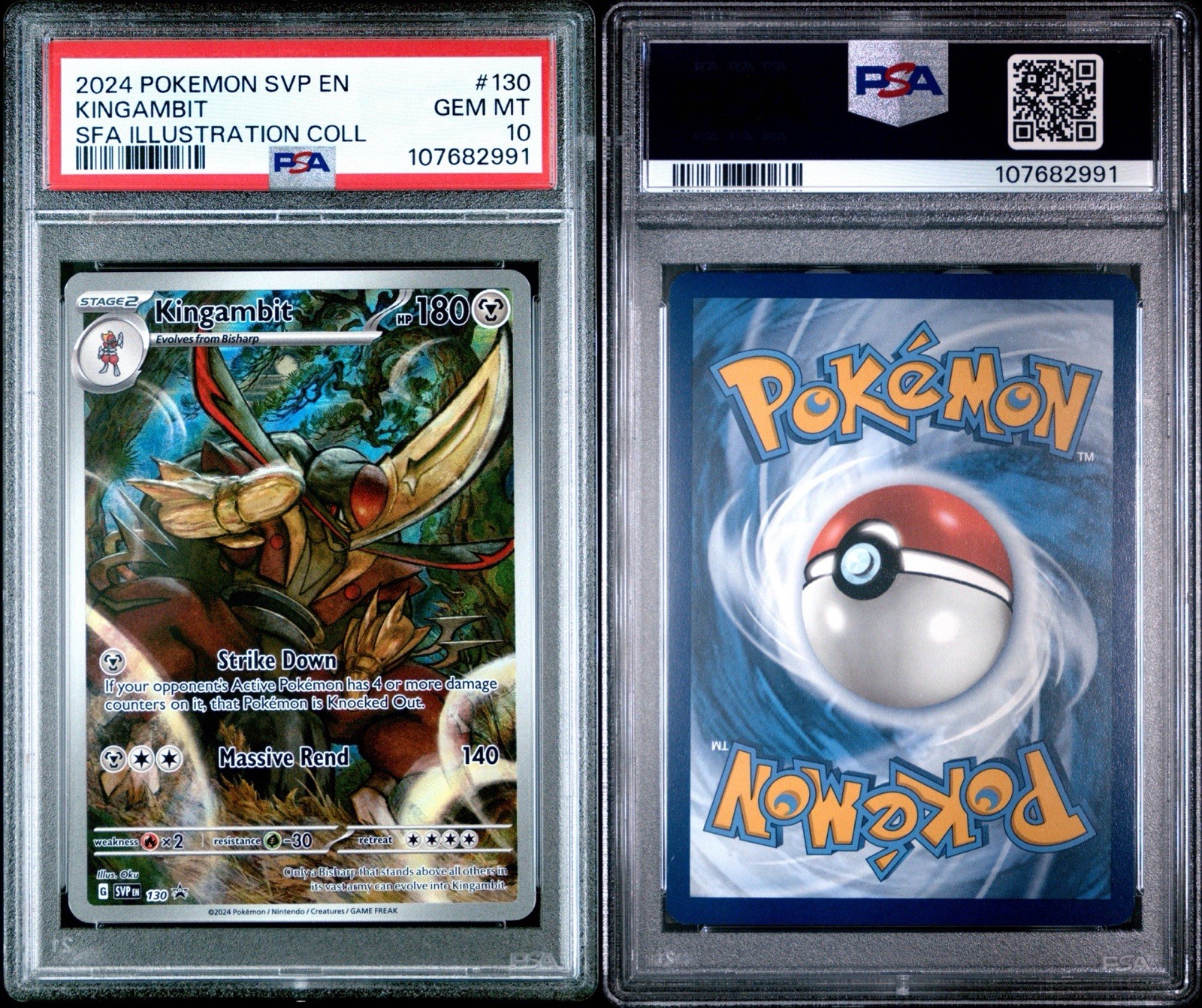 PSA 10 SVP EN Kingambit #130 - 2024 Pokemon Sv: Scarlet & Violet Promo