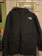 The North Face Mens 2X Black Parka Jacket Hoo...