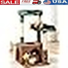 Cat Tree Tower W/ Self Grooming Brush Plush Condo Hammock Sisal Posts Toys New