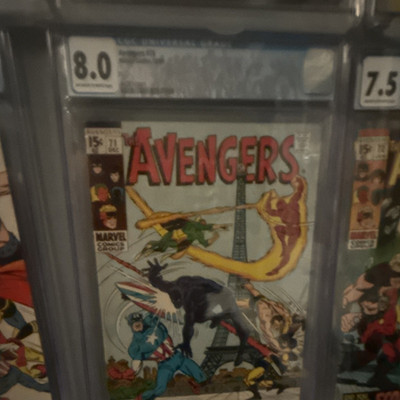 Marvel Comics The Avengers #71 (1971) CGC 8.0 Roy Thomas Sal Buscema