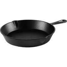 Ozark Trail 10.5 inch Pre-Seasoned Cast Iron Skillet with Handle