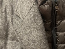 Herno Giacca Uomo (56 IT/XL US) Cashmere/Seta, Grigio, Finitura Eco Idrorepellente