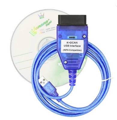 K+DCAN USB-Schnittstelle mit Schalter OBDII Diagnosekabel INPA EDIABAS für BMW L