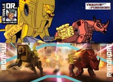 KFC Toys CST-14 Rhinohorn & CST-15 Ironpaw /Masterpiece Scale Ramhorn & Steeljaw