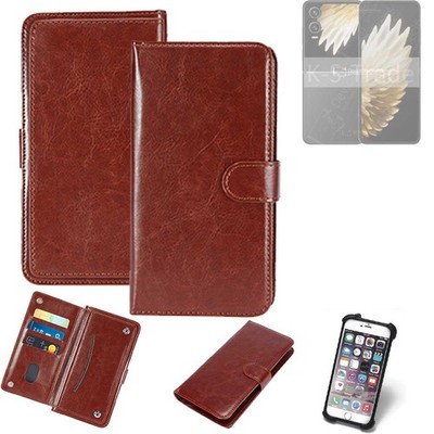 KUNSTLEDER HANDYTASCHE FÜR Tecno Phantom V Flip2 SCHUTZ HÜLLE WALLET BOOK FLIP