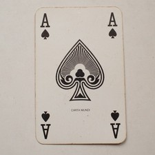 Carta Mundi Castella Panatellas Ace of Spades Single Vintage Playing Card