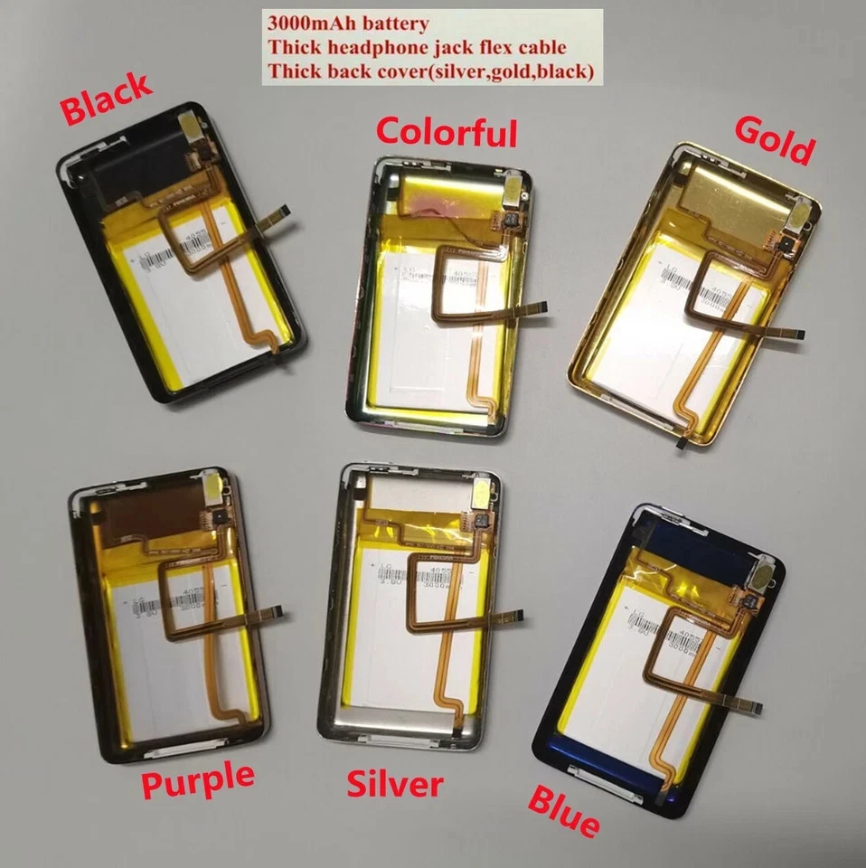 LG 3800mAh Battery+Back Cover Upgrade kits iPod Video 30GB Classic 160GB-6 Color - Image 3 of 4