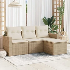 Garden Sofa Set Beige