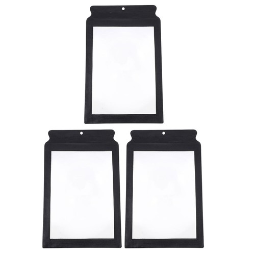 3 Pcs Full Page Magnifier Handheld Magnifying Glass Elder Elderly Reading Text - Picture 5 of 12