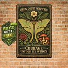 Vintage Hippie Dragonfly Wall Art 8x12 Gypsy Fairy Metal Tin Sign Decor