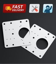 Hinge Repair Plate - Fix Loose Hinges for Cabinet/ Wardrobe door w screws 2 PCS